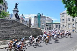 Peloton climbs in Old Quebec