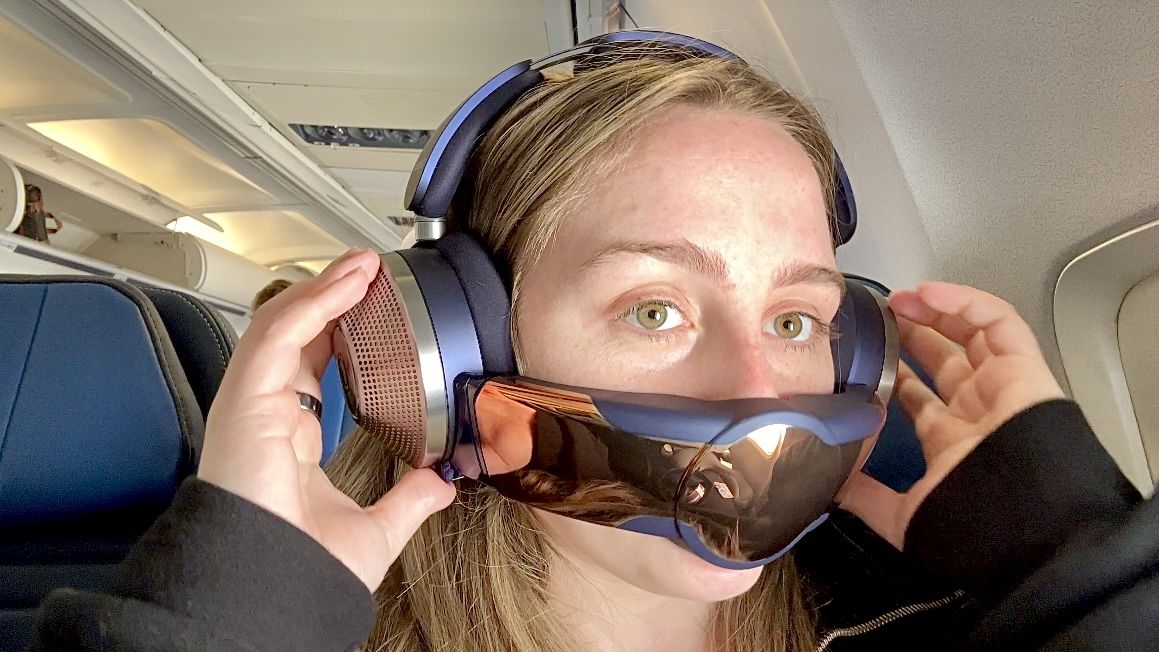 I wore the Dyson Zone headphones on a long flight — it was pretty much a disaster - Tom's Guide