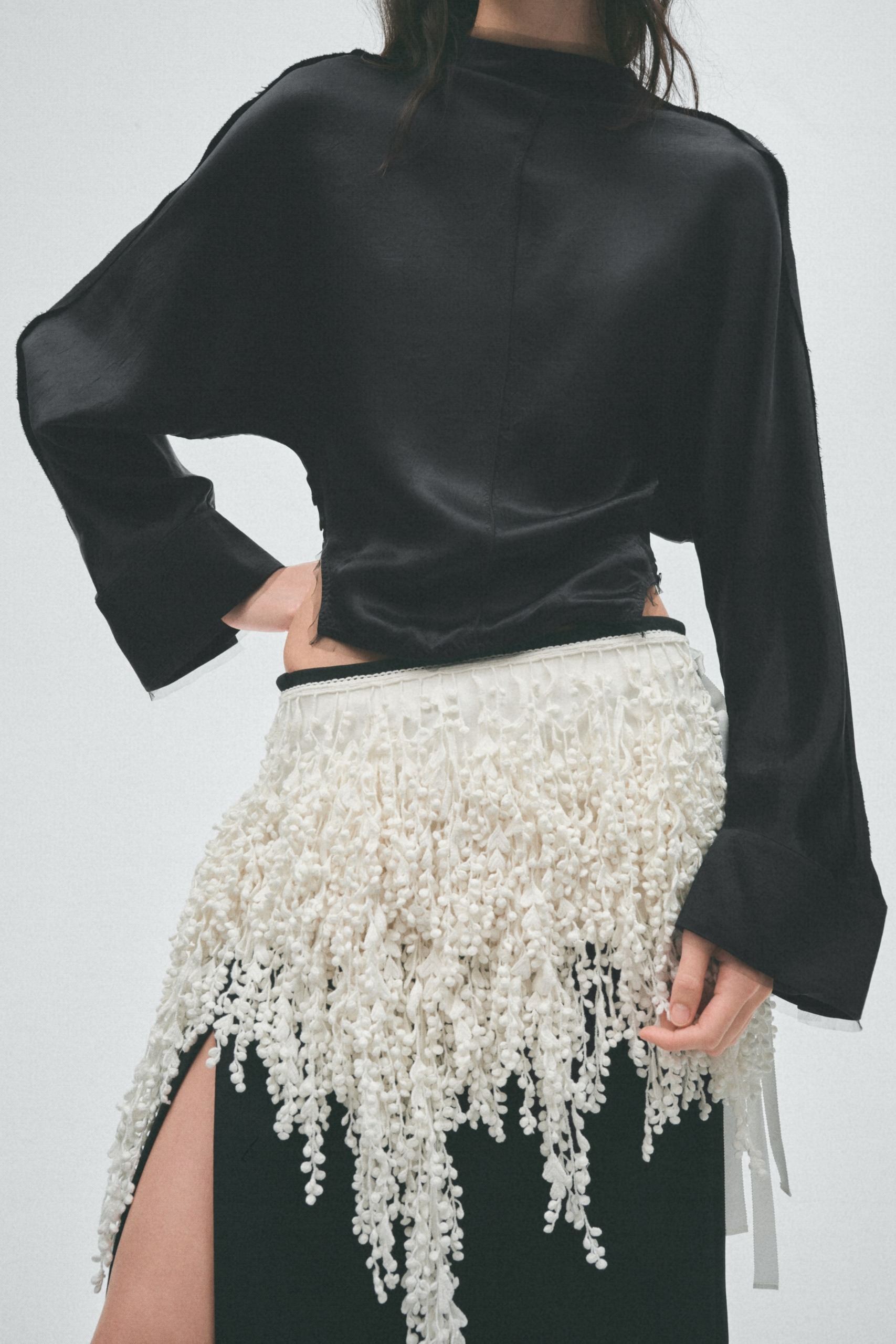 Raw-Edge Acetate Top