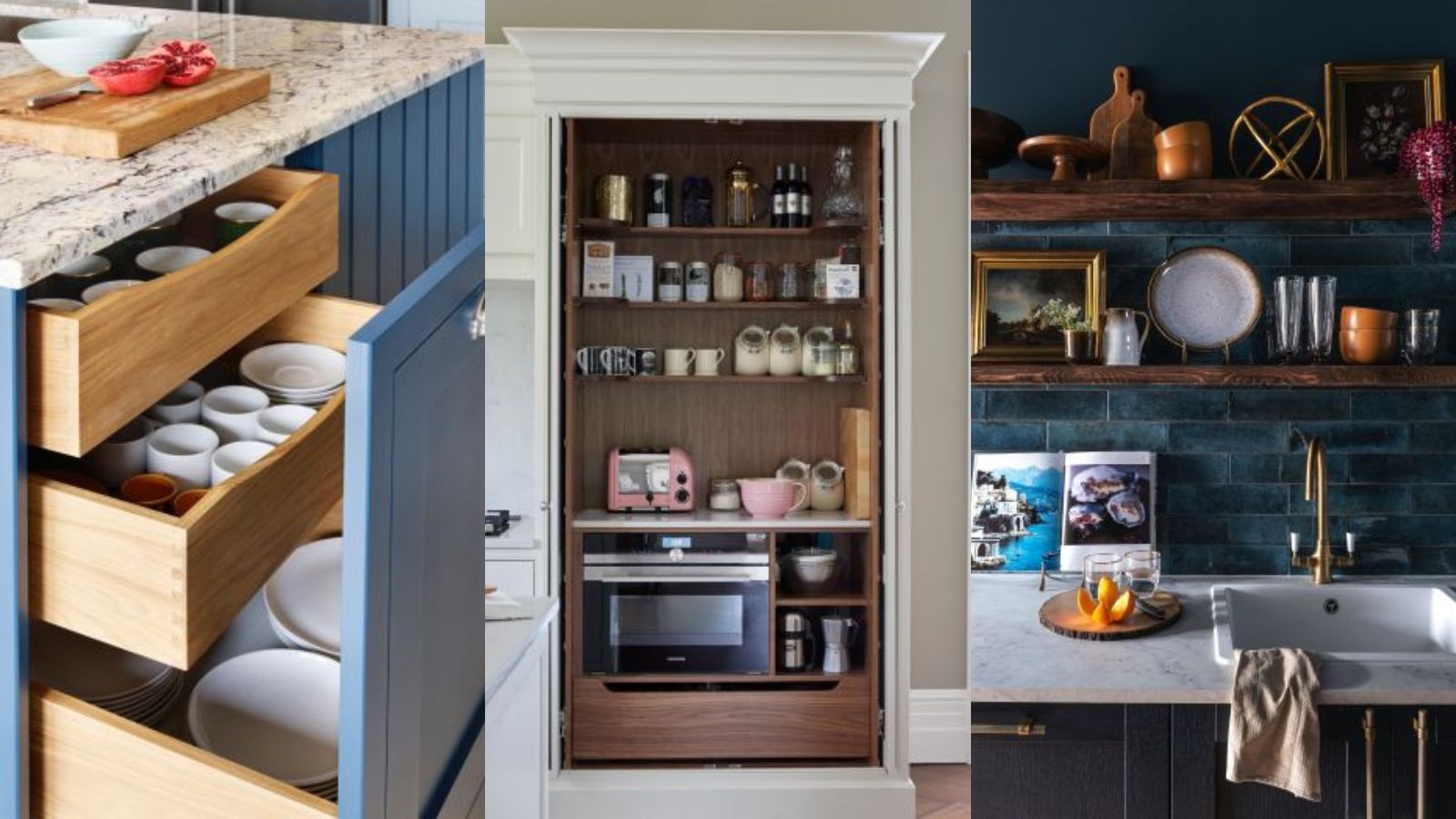 8 Organizing Tips to Optimize Open Kitchen Shelf Storage