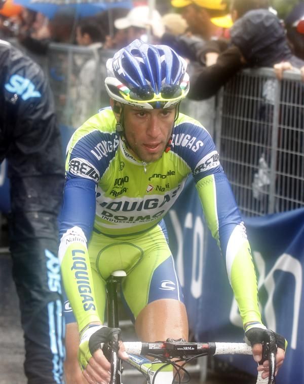 Vincenzo Nibali (Liquigas-Doimo) was in pain at the finish
