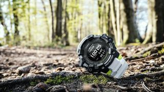 Casio G-Shock GBD-H1000 review: the watchon placed on the forest floor