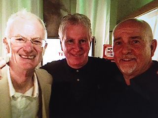 With Peter Hammill and Peter Gabriel at the Prog Awards in 2015