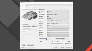 A screenshot of Elecom's Mouse Assistant software