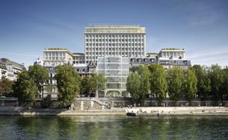 Buildings seen from across the river