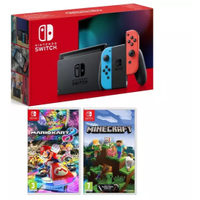 Nintendo Switch console, Minecraft &amp; Mario Kart 8 Deluxe Bundle: £319 at Currys
Excellent value: