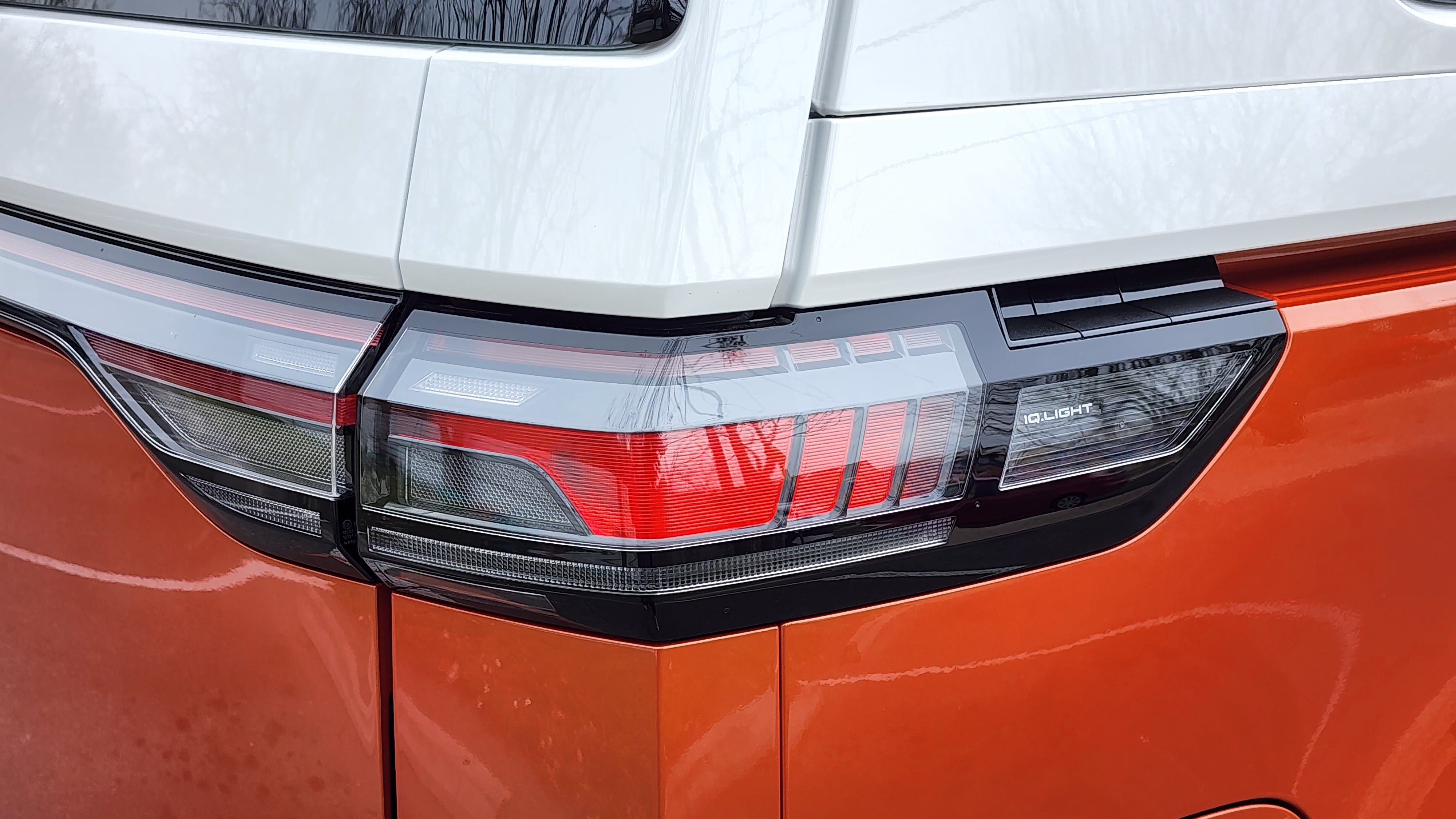 Close-up of tail lights