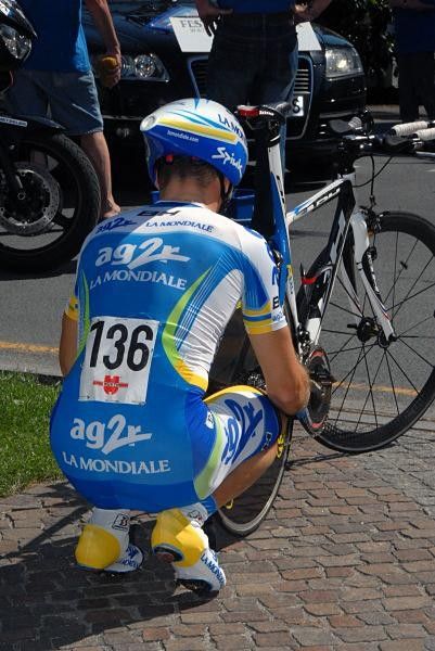 Yuriy Krivtsov (AG2R La Mondiale) before the start.