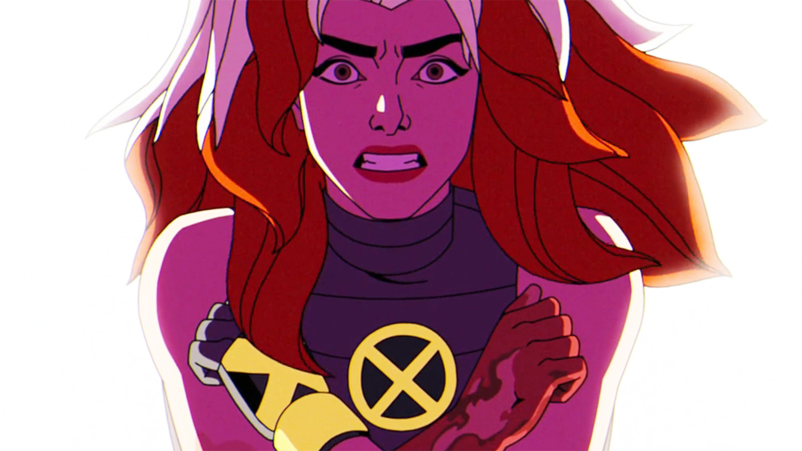 Rogue grimacing in X-Men '97 season 2 episode 9