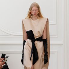 Satin on the fall/winter 2025 runway