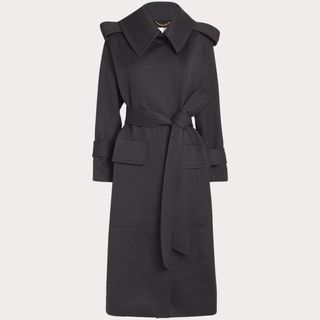 Victoria Beckham wool trench coat cut out 