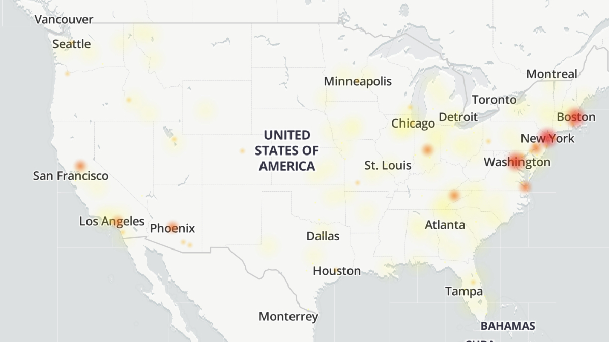Live look at outage map