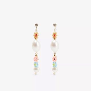 Anni Lu pearl and bead earrings