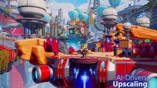 PSSR on PS5 Pro in Ratchet & Clank: Rift Apart