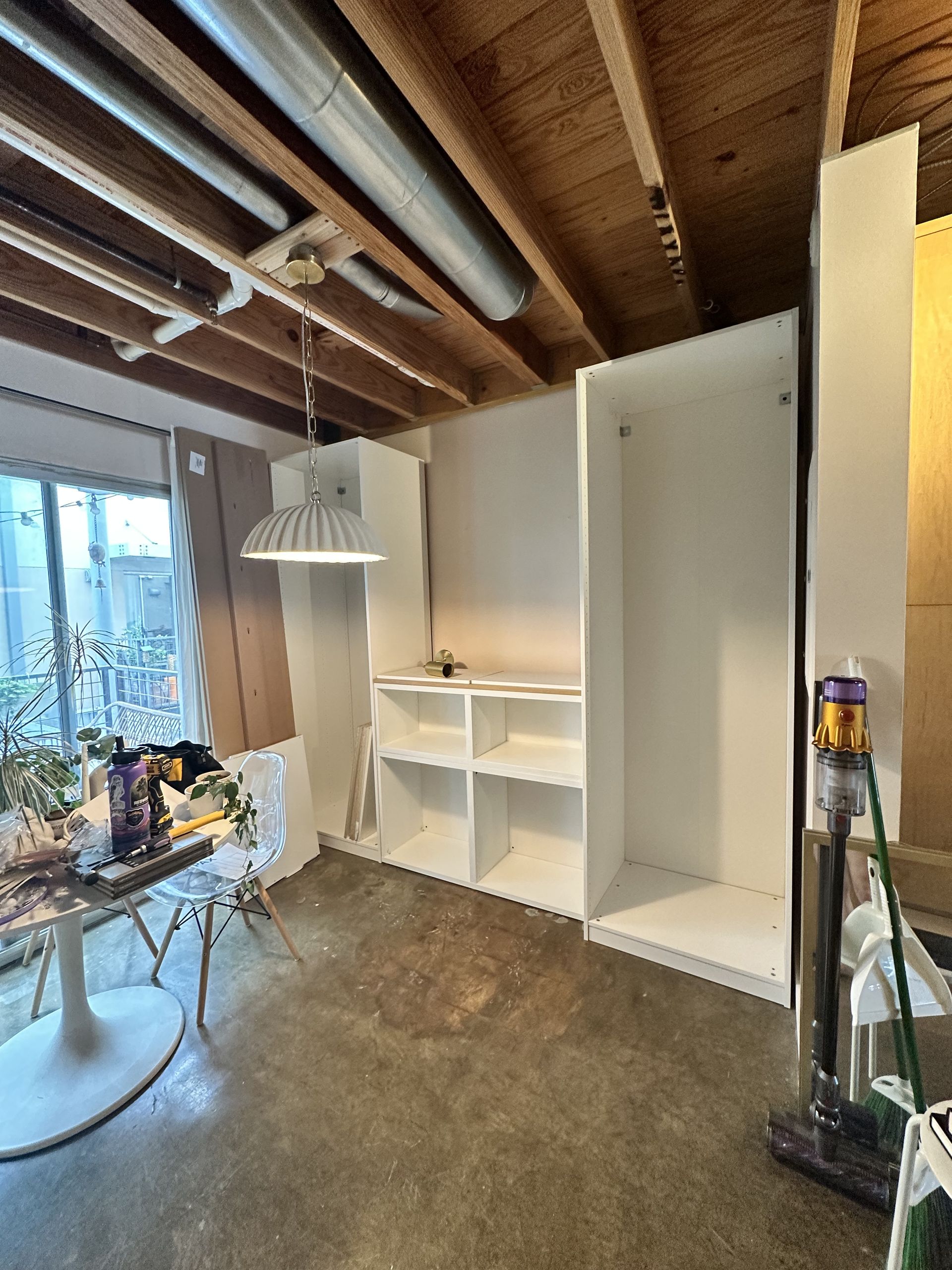 This IKEA hack uses BESTA and PAX units for built-in storage | Livingetc