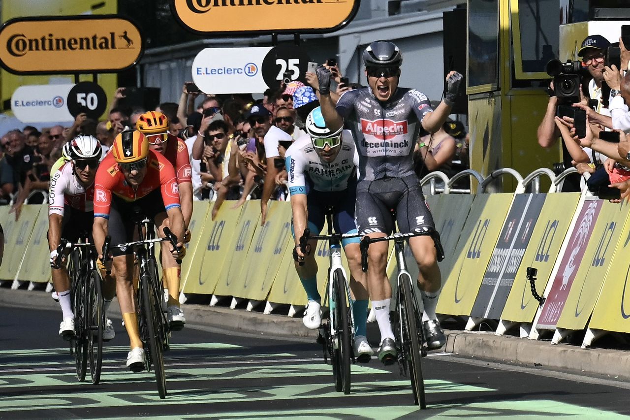 Jasper Philipsen at the Tour de France