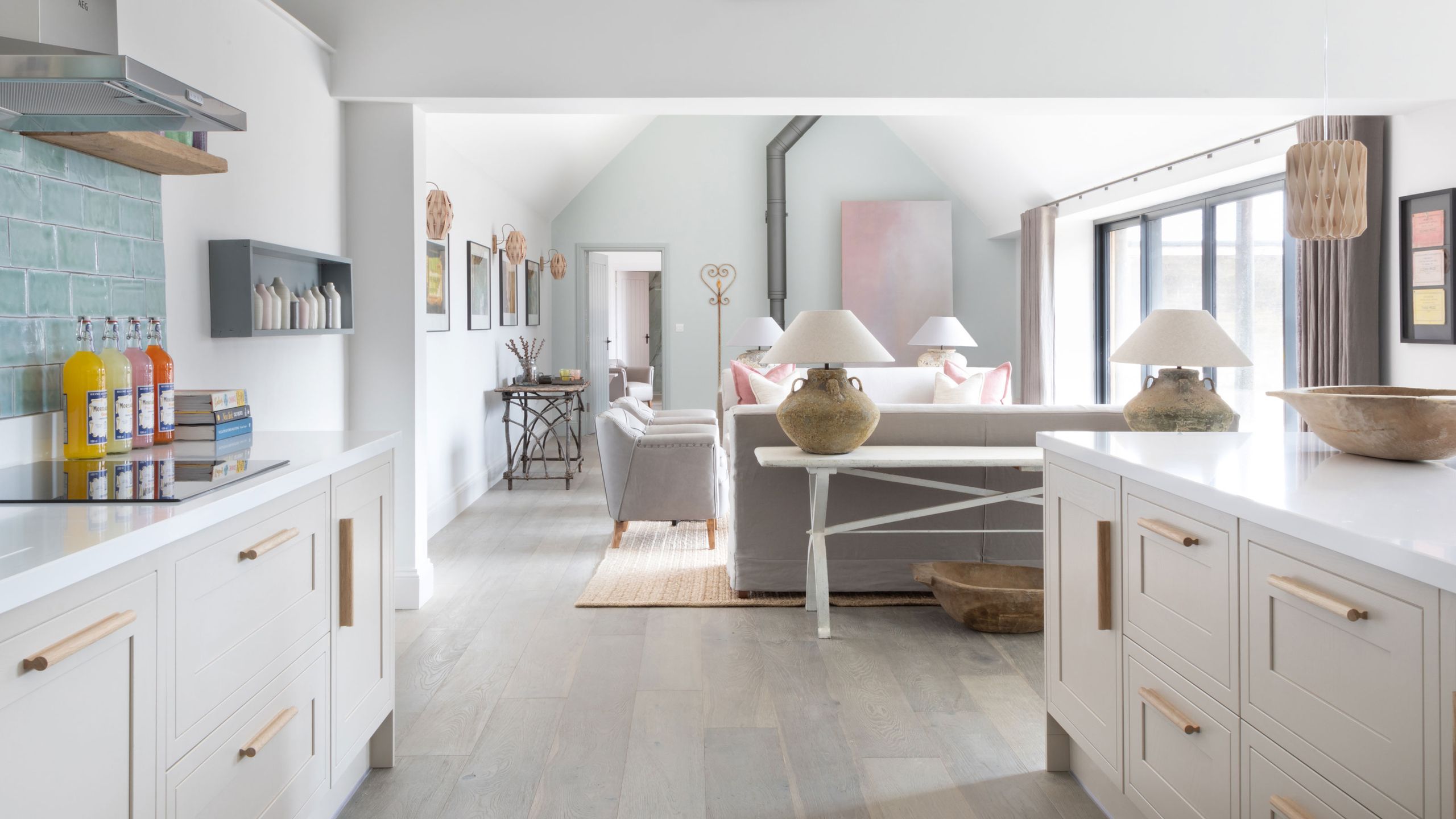 This beautiful barn conversion showcases a light and contemporary ...