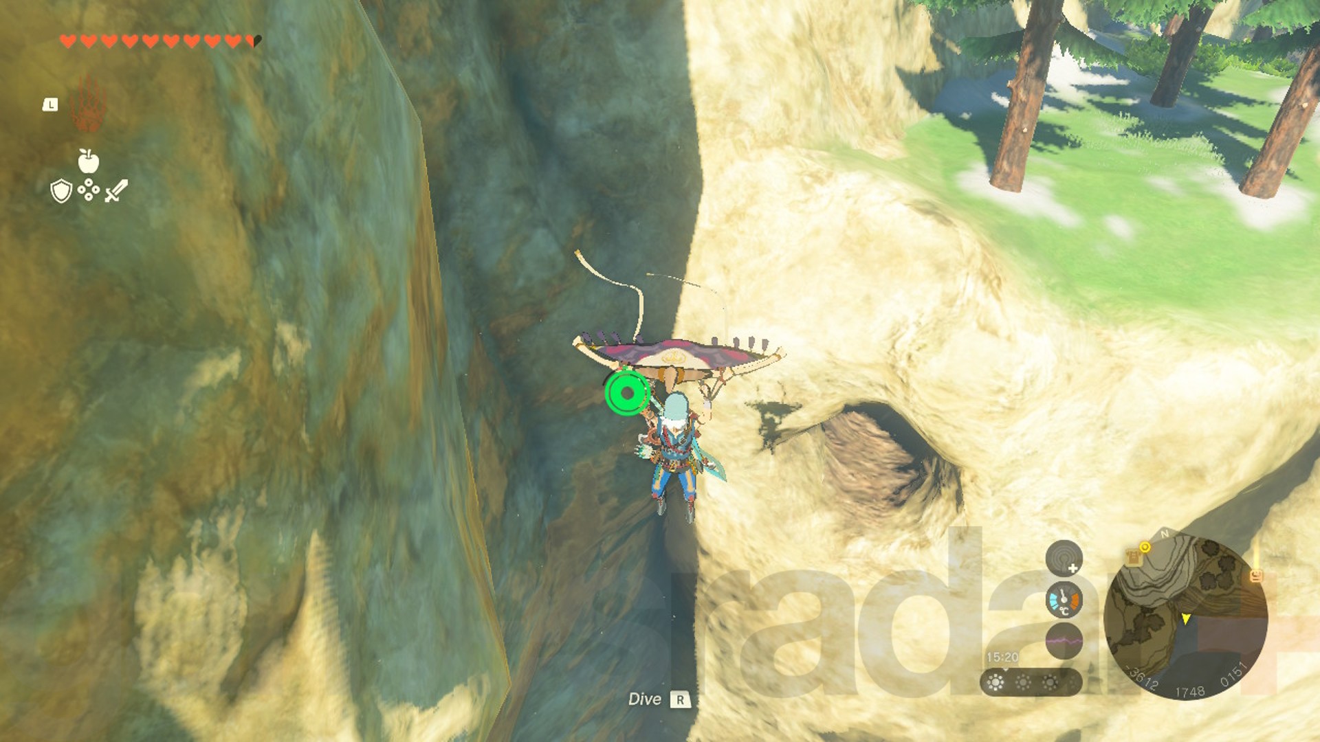 Zelda Tears of the Kingdom Rito Village Chasm location | GamesRadar+ rito village chasm map