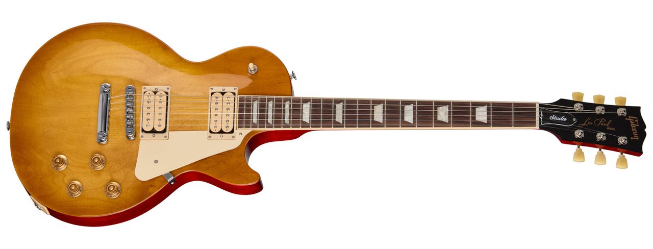 Gibson Les Paul Studio Double Trouble presents the "double-white" humbuckers for a more affordable take on the limited run Les Paul Standard of 2025.