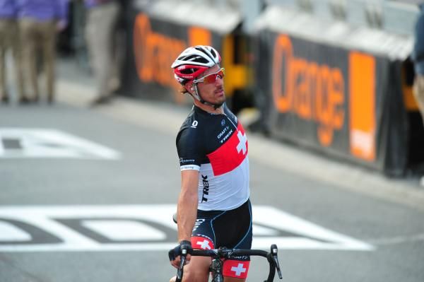 Fabian Cancellara (Leopard Trek) is a very deluxe domestique for the Schleck brothers.