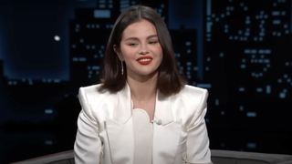 selena gomez on jimmy kimmel live in january 2025