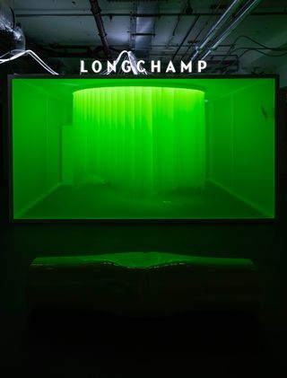 The new Longchamp pop up experience at 180 Studios in London