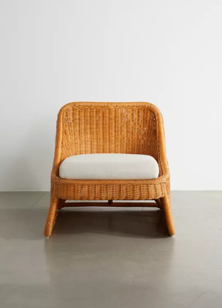 Woven chair.