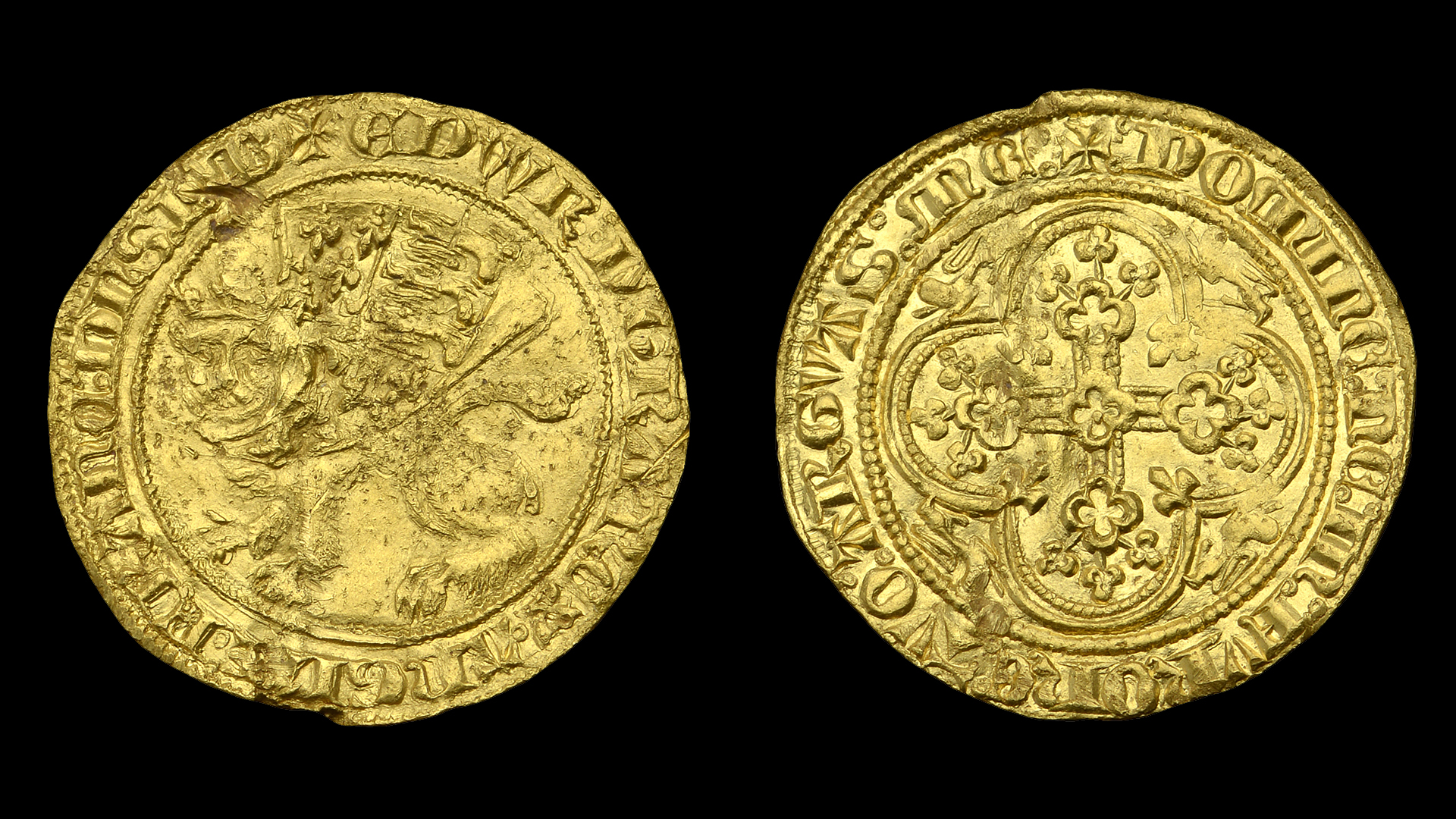 Leopard coins were withdrawn from English currency in 1344.