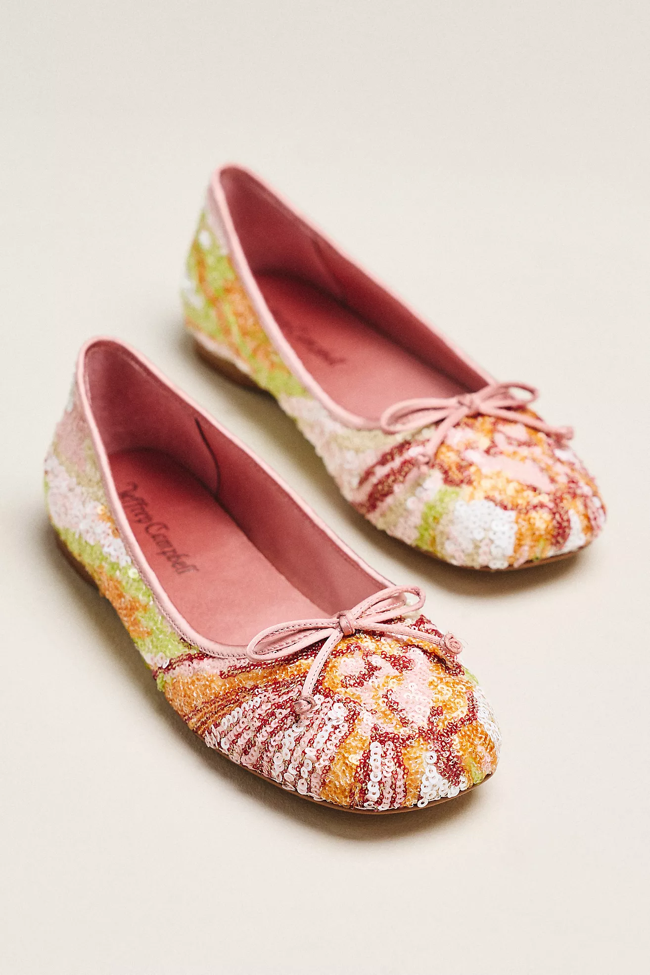 Jeffrey Campbell Kalli Sequin Ballet Flats