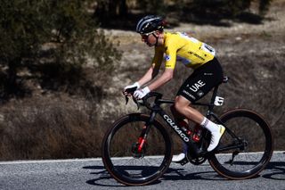 Vuelta a Andalucia Ruta Ciclista Del Sol race leader Tadej Pogacar