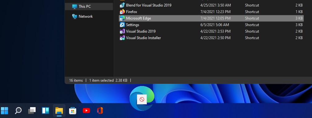 Windows 11 taskbar not allowing drag and drop of apps