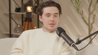 Brooklyn Beckham is interviewed on the Not Skinny But Not Fat Podcast.