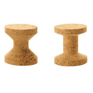 cork stool with white background