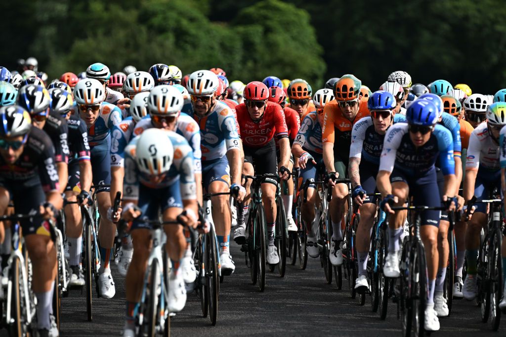 SAINT VULBAS FRANCE JULY 03 Arnaud Demare of France and Team Arkea BB Hotels C competes during the 111th Tour de France 2024 Stage 5 a 1774km stage from SaintJeandeMaurienne to Saint Vulbas UCIWT on July 03 2024 in Saint Vulbas France Photo by Tim de WaeleGetty Images