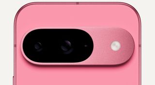 The Google Pixel 9 in Peony pink