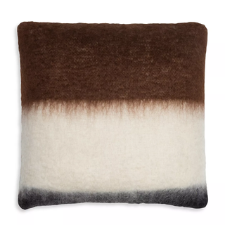 two-toned mohair pillow