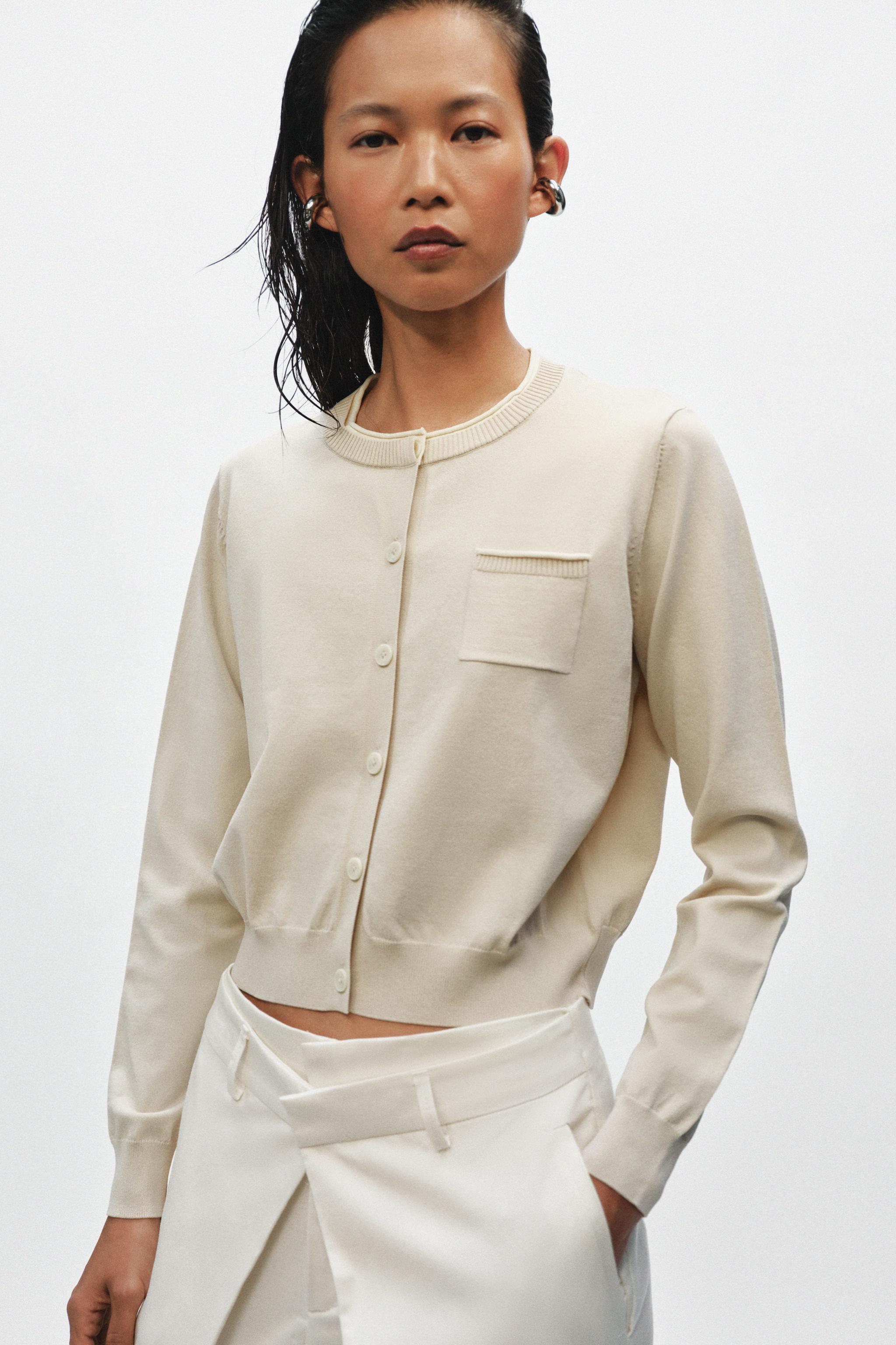 Combination Knit Jacket