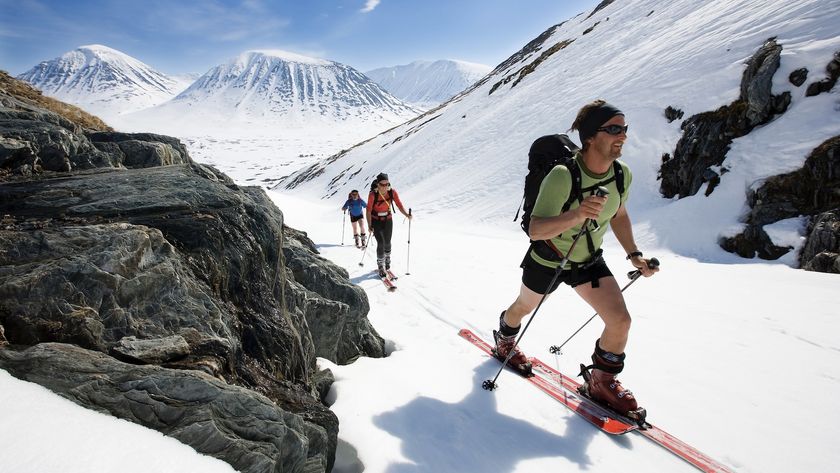 Nordic back country skiing 