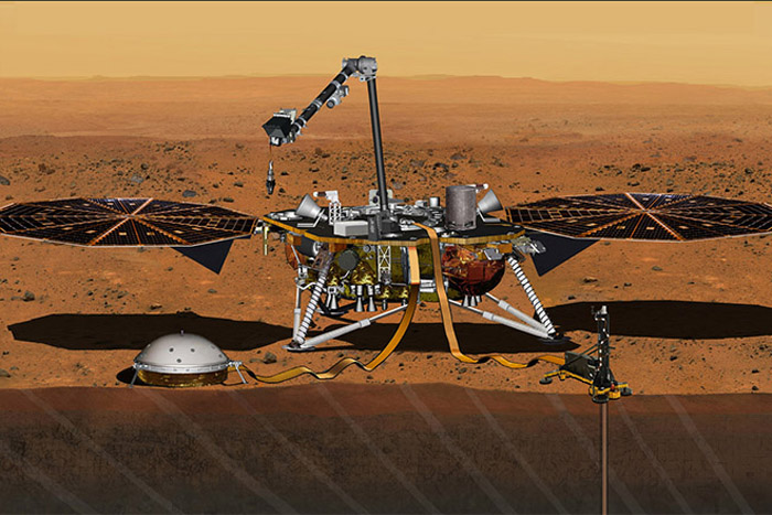 InSight spacecraft depiction