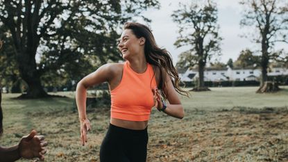 Woman running