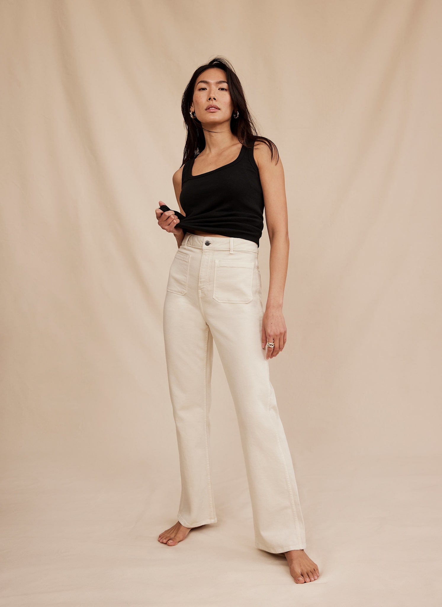 Neutral Pocket Straight Jean