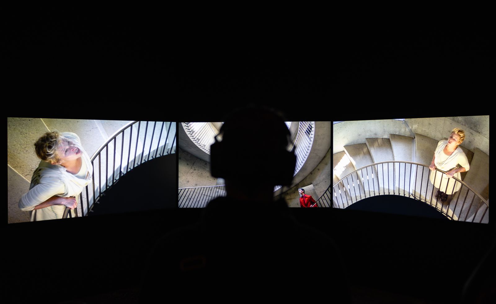 Frames from video installation