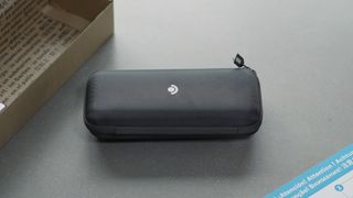Steam Deck in black carrying case