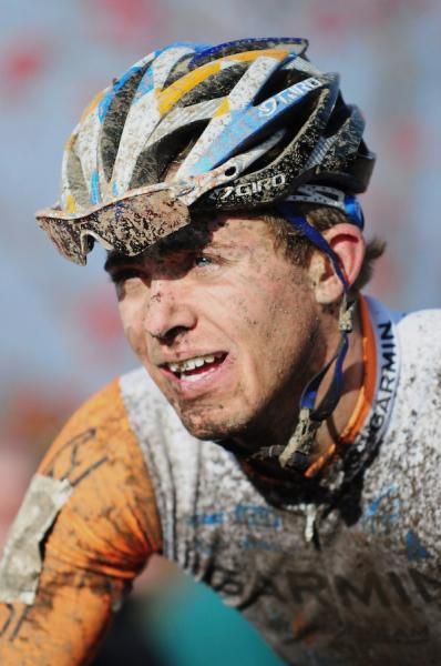 Danny Summerhill (Garmin Felt) happy the race is done.
