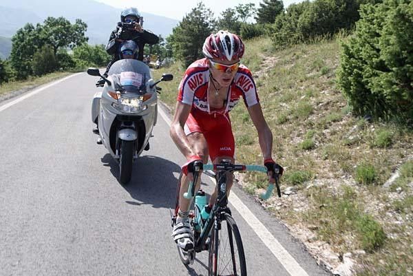Christopher Froome (Barloworld) in action.
