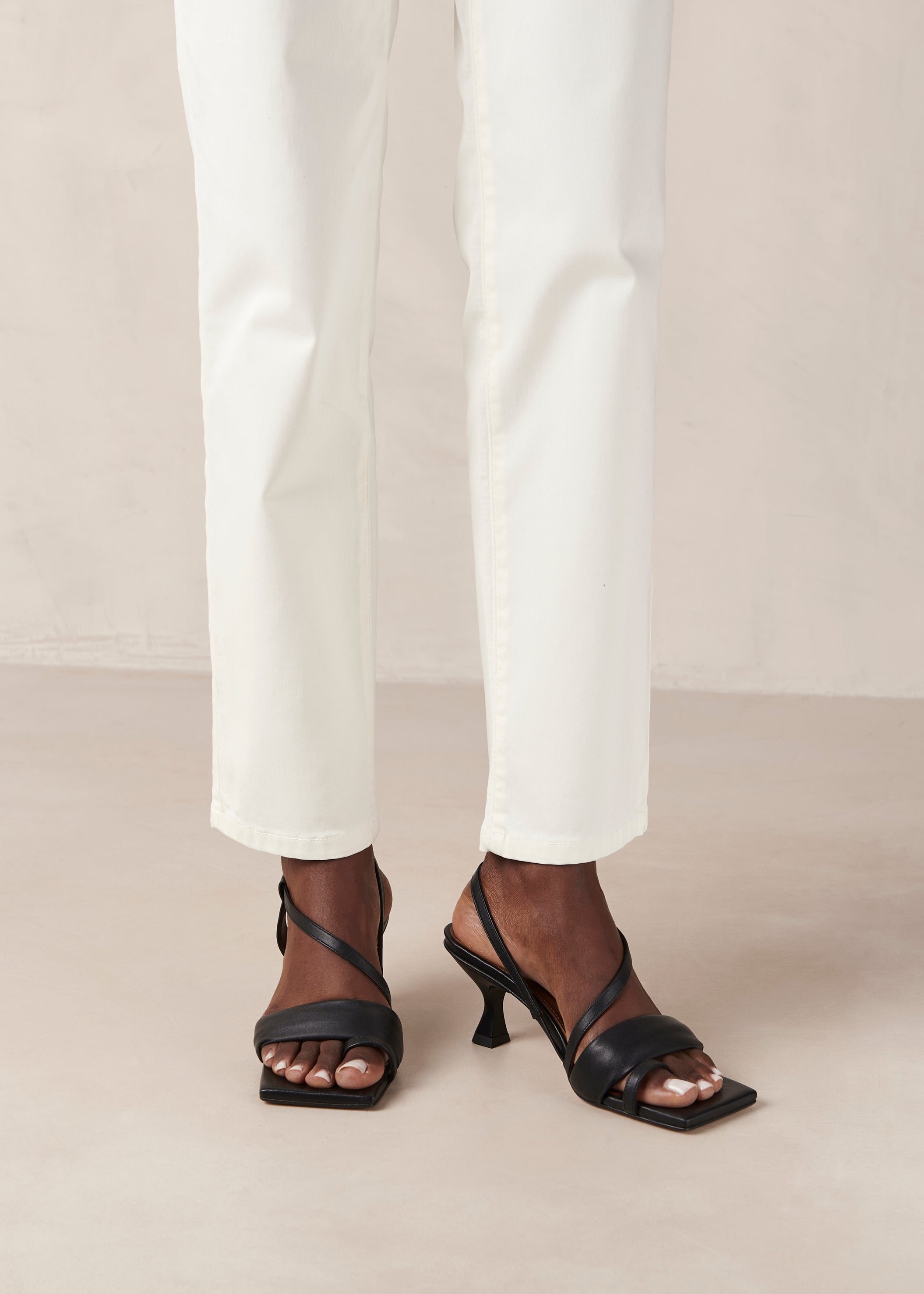 asymmetric sandals