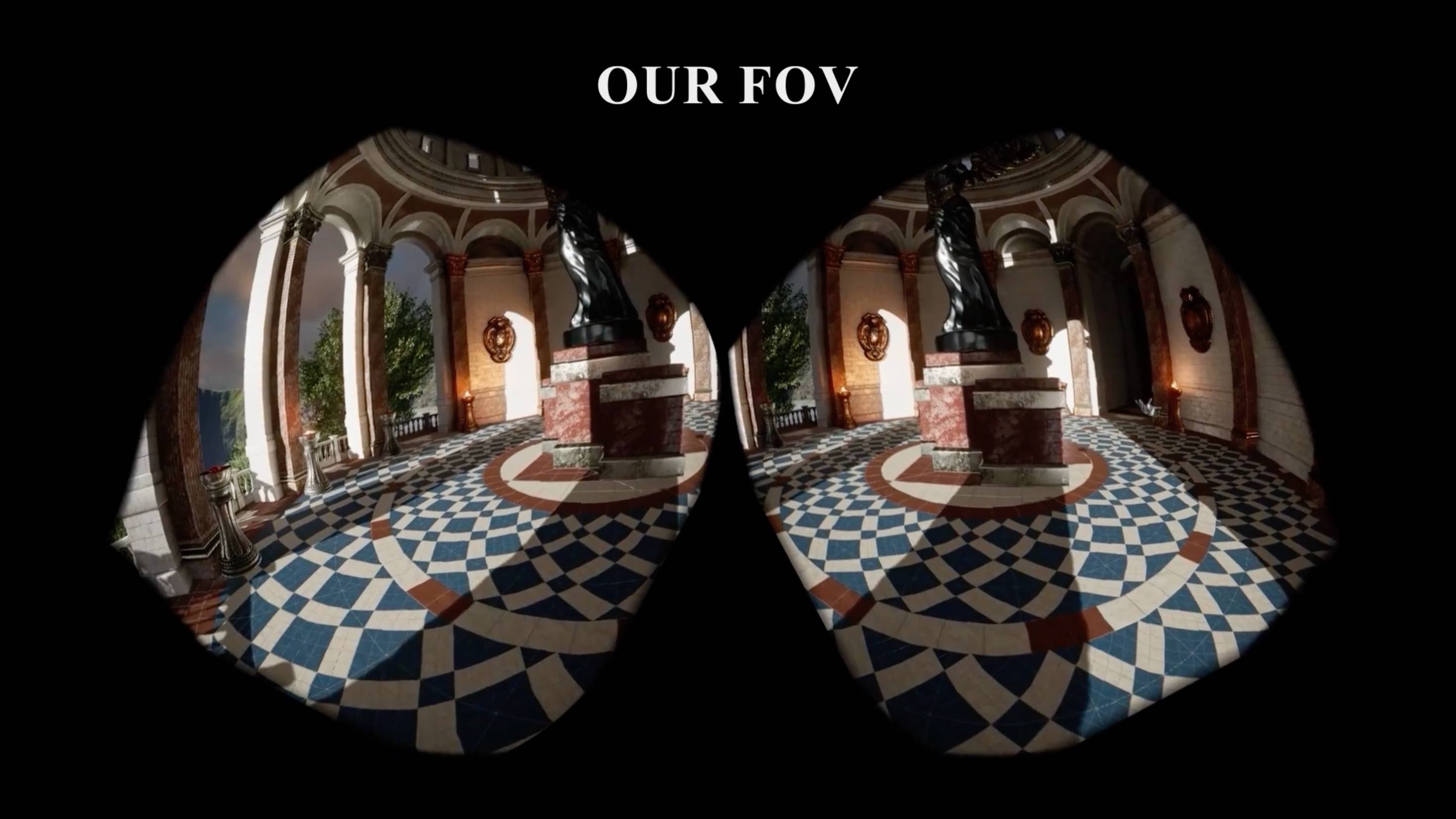 Meta Protoype VR and MR field of view images