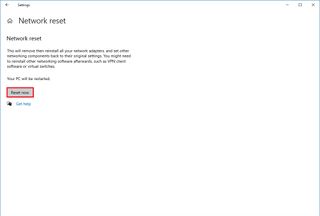 Windows 10 reset network adapters