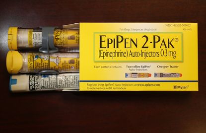 An EpiPen two-pack