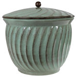 Sunnydaze Decor Garden Metal Hose Pot Lid & Reviews | Wayfair